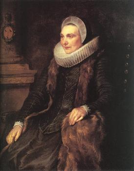 安東尼 凡 戴尅 Maria Bosschaerts, Wife of Adriaen Stevens